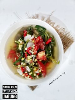 Foto resep Sayur Asem Kangkung Jagung