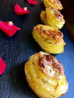 Una foto de Milhojas de patata