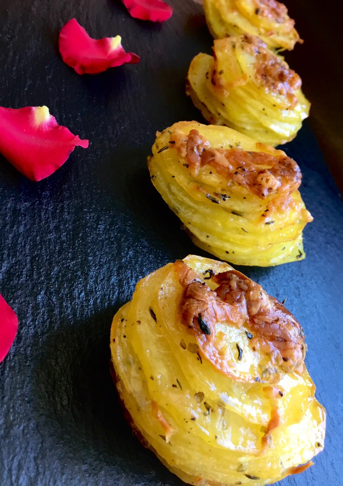Una foto de Milhojas de patata