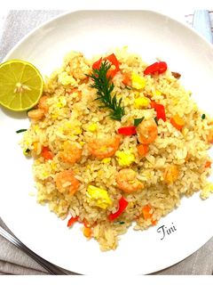 Foto resep 🥒Khao Pad (Nasi Goreng Seafood Thailand)