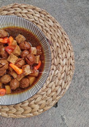Foto resep Semur kentang bakso tahu