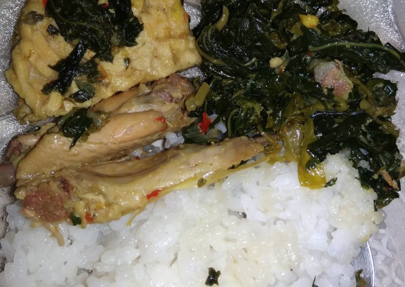 Rica-rica Daun Singkong / Godong Boled