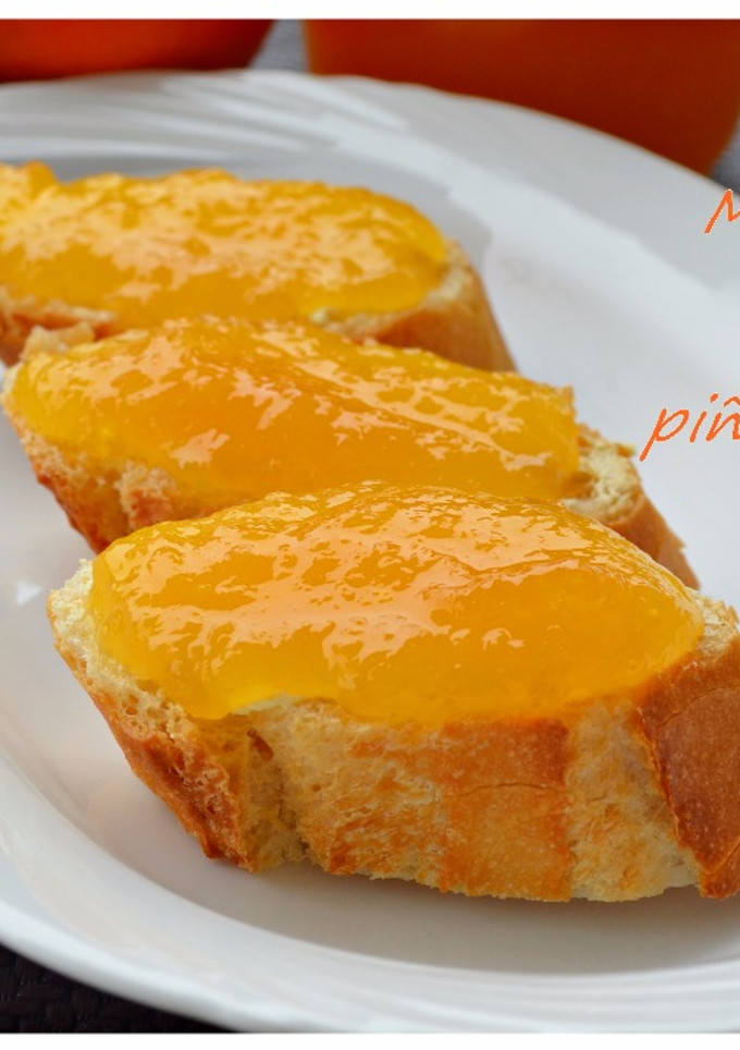 Una foto de Mermelada de piña y naranja (Thermomix)