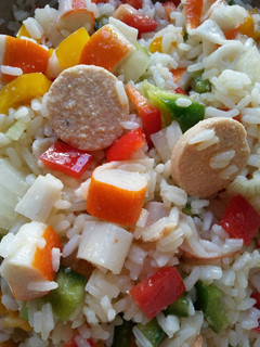 Una foto de Ensalada de arroz
