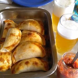 Deliciosas Empanadas de merluza y algunos frutos de mar