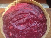 Una foto de postre rápido de manzana