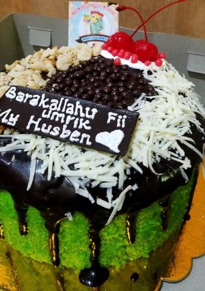 Foto resep Brownis pandan coklat lumerrr