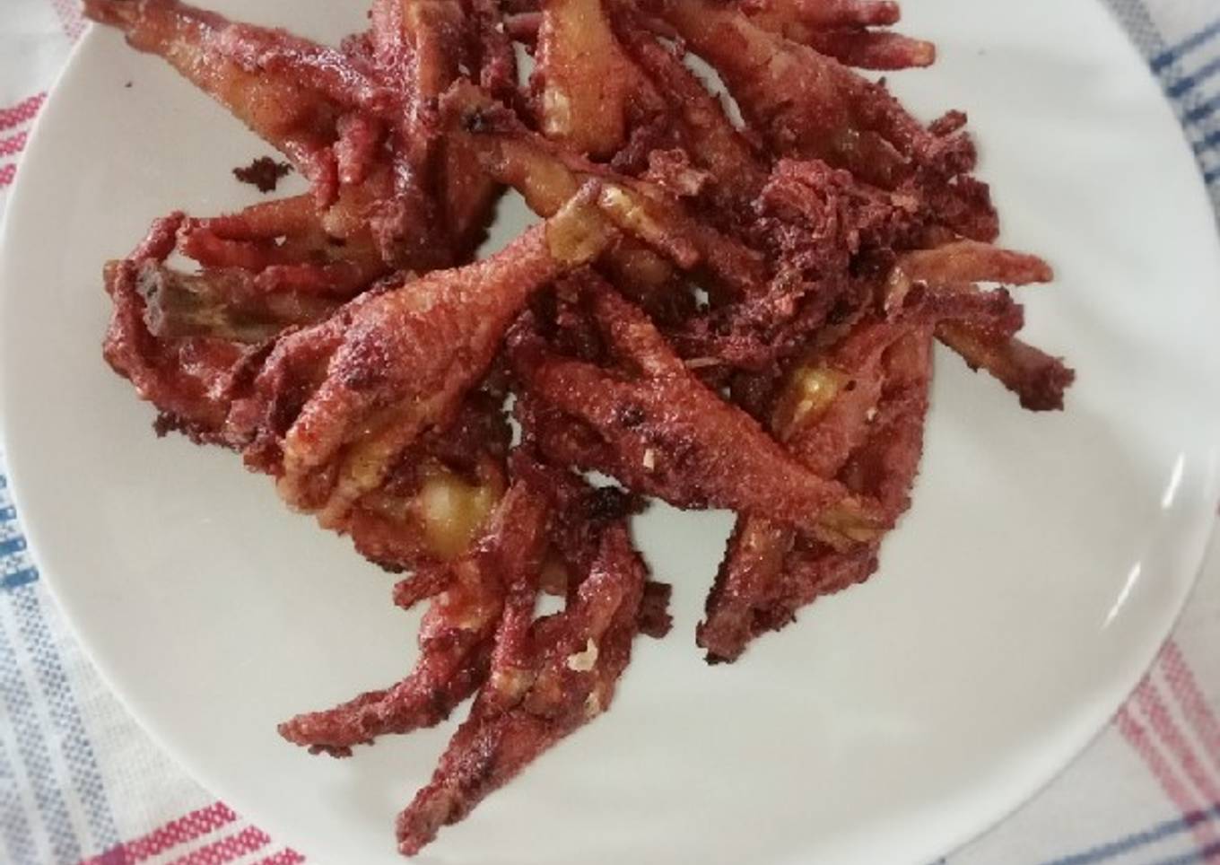 62. Ceker goreng garing