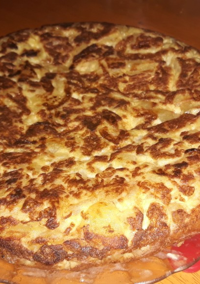 Una foto de Tortilla de Patata, Cebolla y Calabacín