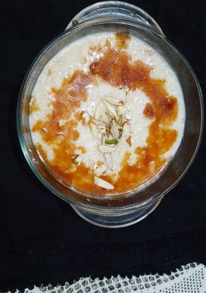 A picture of Butter Scotch Kheer.