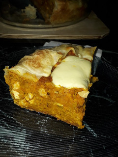 Una foto de Tarta de zapallo y pollo