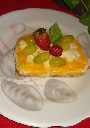 A picture of Orange pudding.
