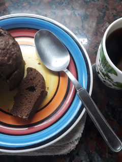 Una foto de Mug cake de chocolate sin azúcar