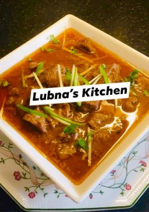 A picture of Lamb Qorma.