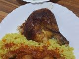ارز بصوص ودجاج محمر