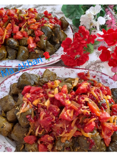 عکسی از دستور دلمه برگ مو