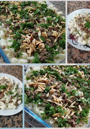 صورة لوصفة معكرونة باللبن