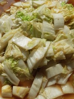 รูปของ "ผัดผักกาดขาว" Stir Fried Chinese Cabbage🥬
