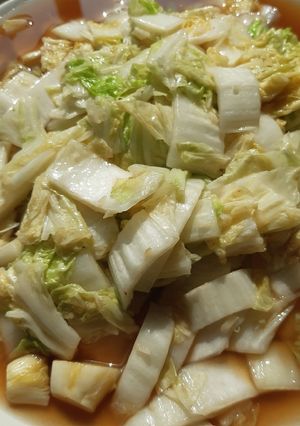 รูปของ "ผัดผักกาดขาว" Stir Fried Chinese Cabbage🥬