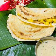 स्ट्रीट स्टाइल  मसाला डोसा और उत्तपम(STREET STYLE MASALA DOSA AUUR UTTAPM RECIPE IN HINDI)-レシピのメイン写真
