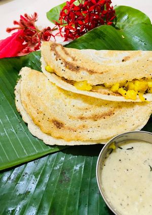 स्ट्रीट स्टाइल  मसाला डोसा और उत्तपम(STREET STYLE MASALA DOSA AUUR UTTAPM RECIPE IN HINDI) रेसिपी मुख्य फोटो
