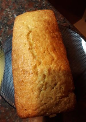 Una foto de Budín de higos y nueces