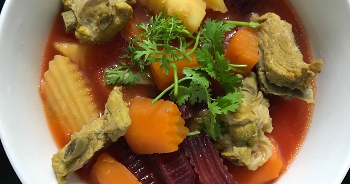 Cách Làm Món Soup Rau Củ Sườn Non của Kiều Nhung - Cookpad