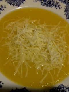 Una foto de Crema de calabacín y zanahoria