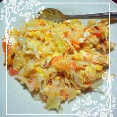 Orak Arik Kobis/Kol Tomat Simpel menu Sehat রেসিপির প্রধান ছবি