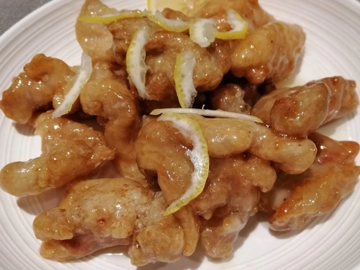 Easy Steps to Make Recipe Lemon and Honey Chicken that is Can Pamper Your Tongue, Addictive}