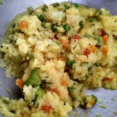A picture of Vegetables upma.