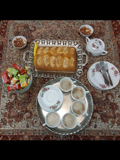 عکسی از دستور کیک سیب و دارچین
