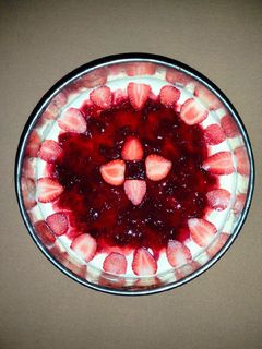 Φωτογραφία της συνταγής Cheesecake με φράουλα 🍓🍰