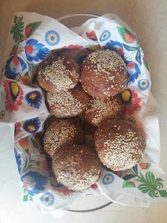 Zdjęcie przepisu Zdrowe bułeczki twarogowe.