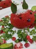 Beetroot dhokla