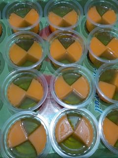 Foto resep Puding klop mangga melon