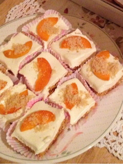 صورة لوصفة تشيز كيك بارد بالخوخ