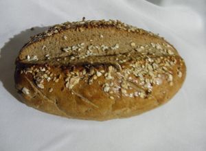 Una foto de Pan de harina integral y avena, muy saludable