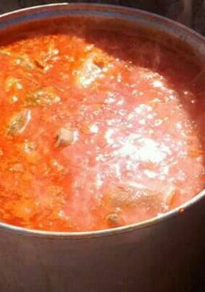 A picture of Wood-Fired Pork Pozole, My Way.