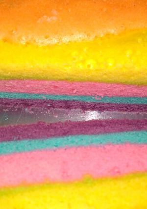 Foto resep Rainbow cake kukus
