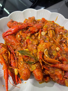 Una foto de Cangrejos en salsa con flambeado de brandy fácil y rápido