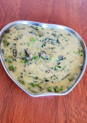 મેથી મટર મલાઈ (Methi Mattar Malai Recipe In Gujarati) રેસીપી મુખ્ય ફોટો