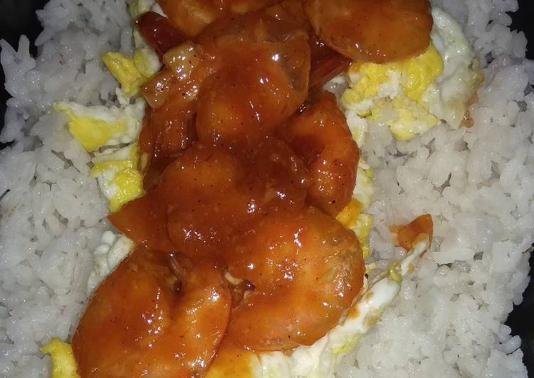 Garlic Tomato Shrimp Rice