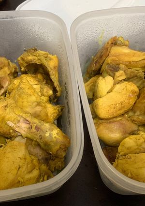 Foto resep Ayam ungkeb bumbu kuning