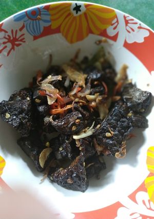 Foto resep Paru goreng sambal matah