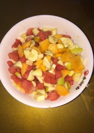 Fruit salad ainihin hoton girkin