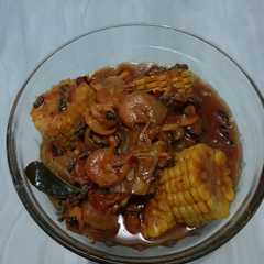 รูปของ Seafod saus pedas manis