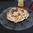 Panqueques de avena, banana y coco