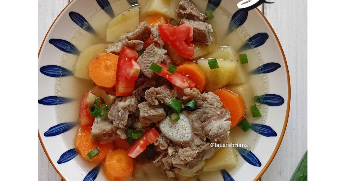 Resep Sup Daging Berempah Oleh Lailafebriana Cookpad