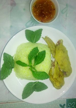 Hình của món Cơm gà Phan Thiết.